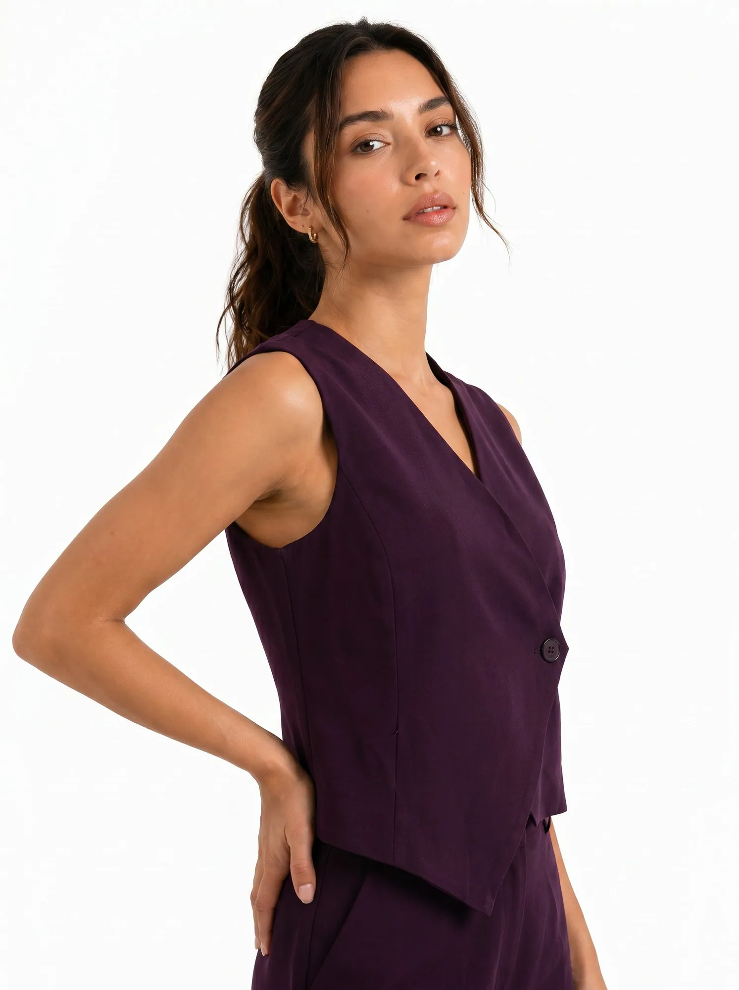 Bossbella waistcoat on white, made by Helium