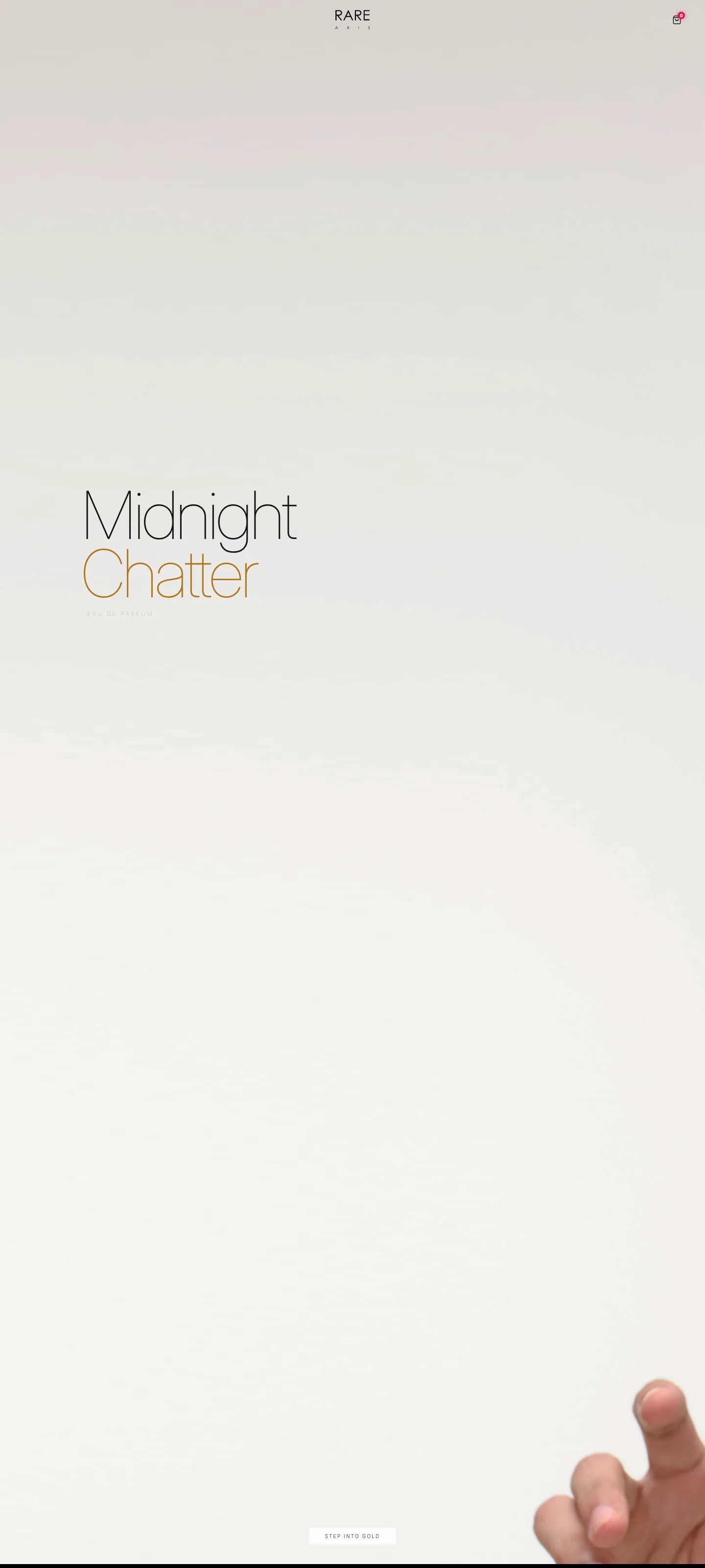 Rare Axis 'Midnight Chatter' product page built by Helium