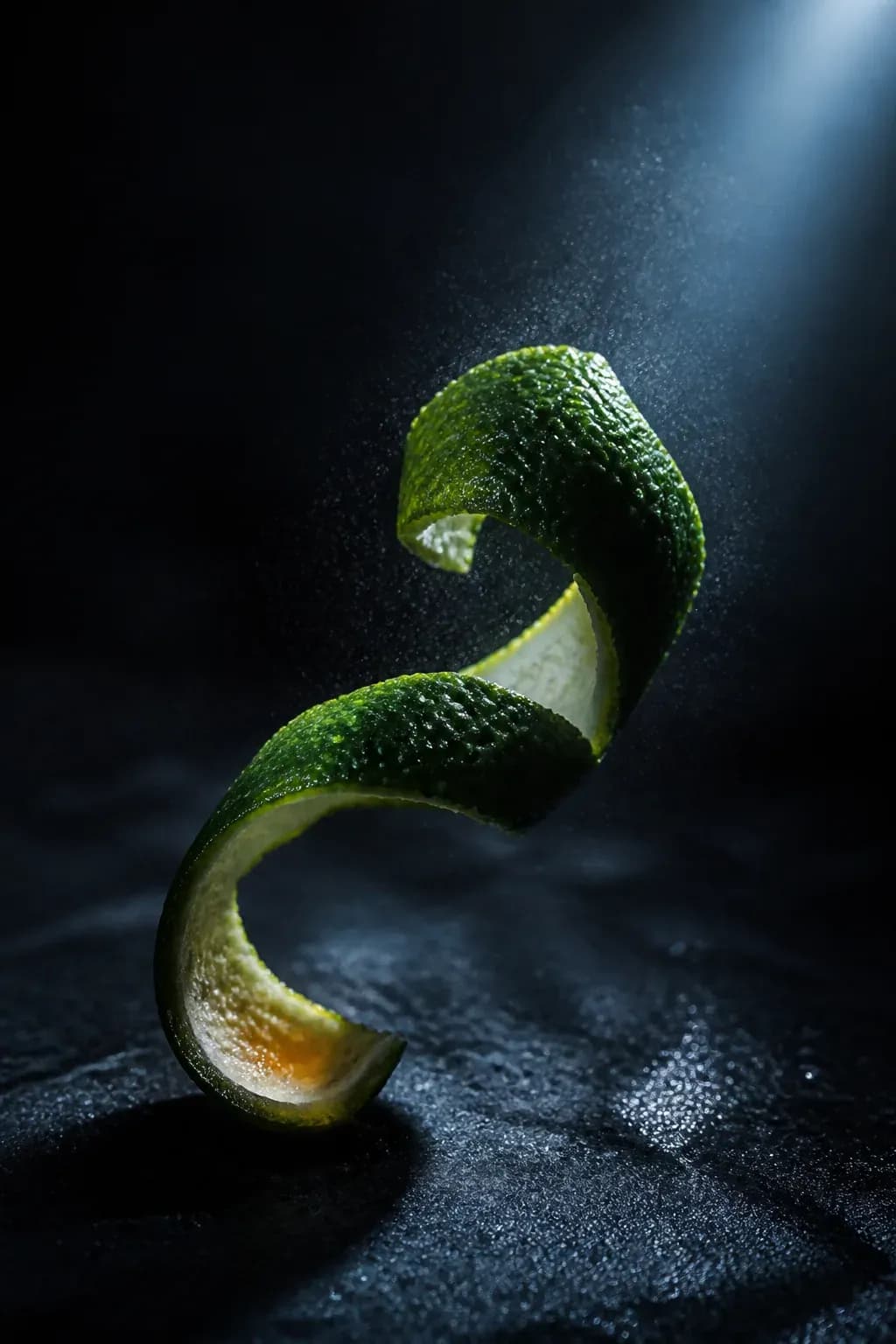 AI-generated scent-note visual: bergamot