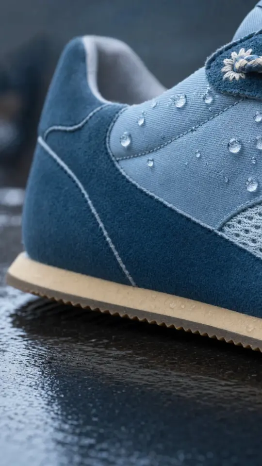 Gully Labs sneaker water detail made by Helium