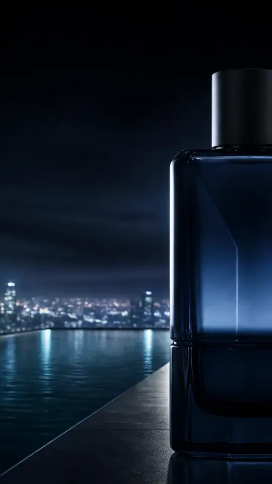 Rare Rabbit fragrance campaign visual made by Helium